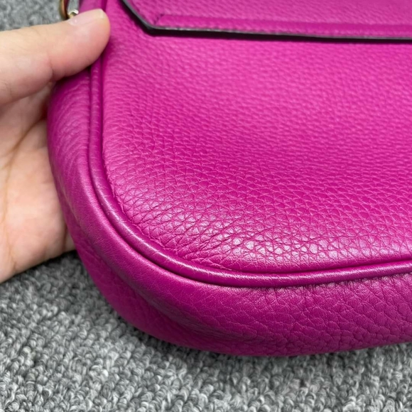 100% Authentic GUCCI Soho Pink Leather Shoulder Bag - Picture 5 of 13